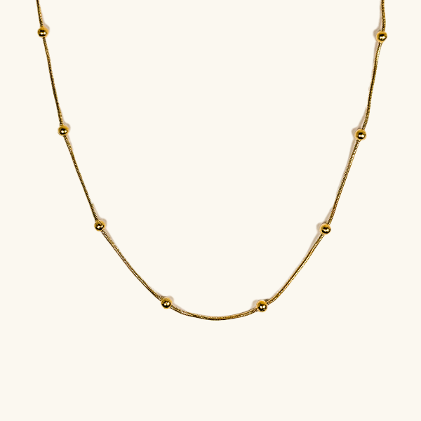 KUGEL MINIMALIST KETTE GOLD