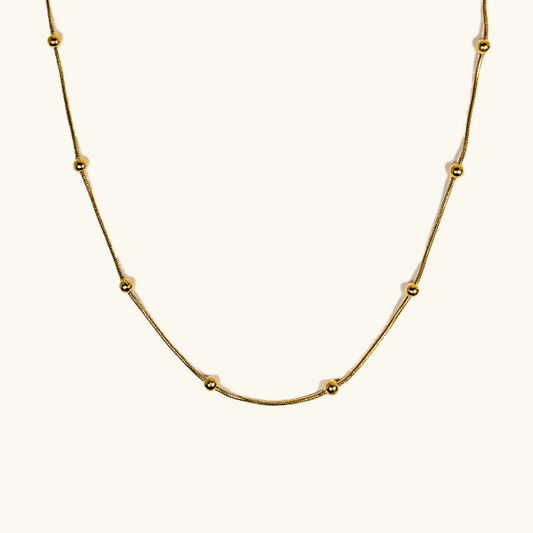 KUGEL MINIMALIST KETTE GOLD