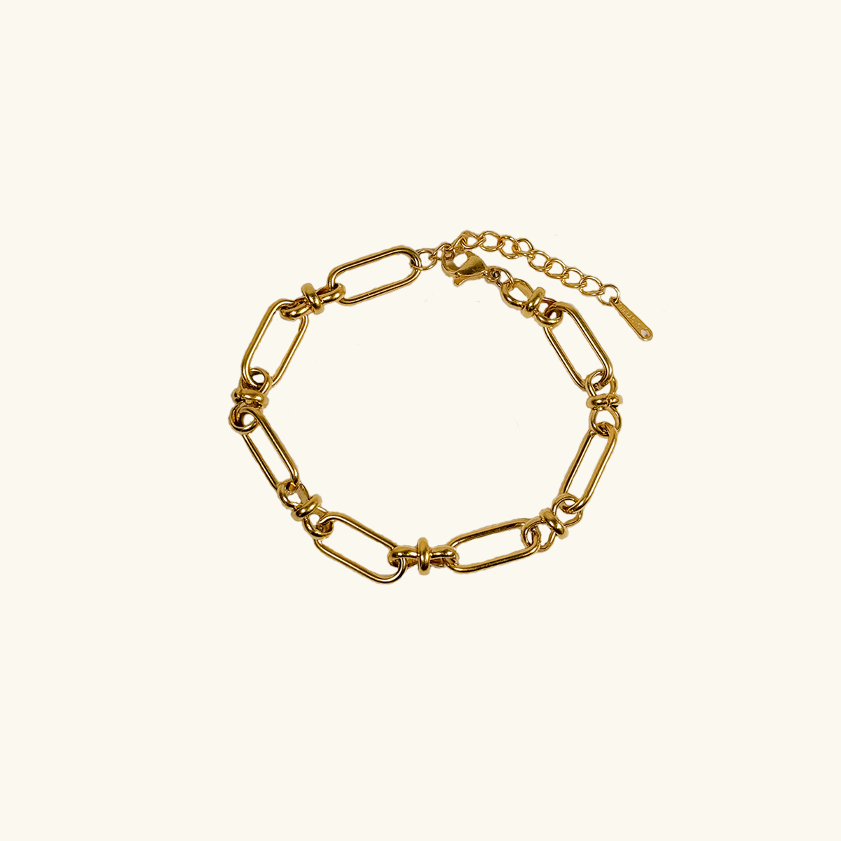 MODERN CHAIN ARMBAND GOLD